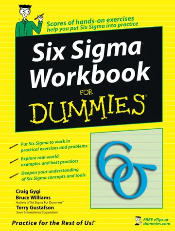Cover of Six Sigma Workbook for Dummies