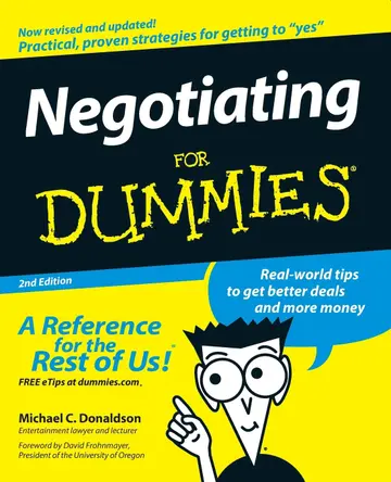 Cover of Negotiating for Dummies