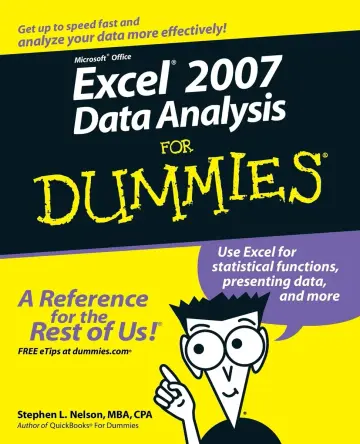 Cover of Excel 2007 Data Analysis for Dummies