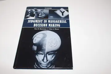 Cover of Judgment in Managerial Decision Making