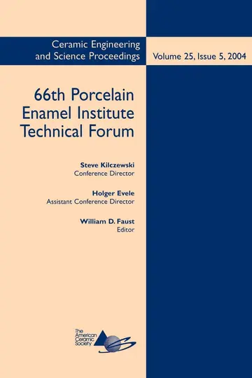 Cover of 66th Porcelain Enamel Institute Technical Forum, Volume 25, Issue 5
