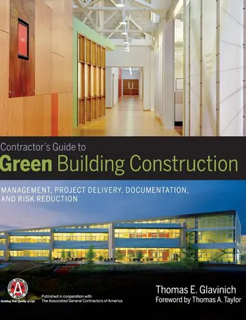 Cover of Contractor's Guide to Green Building Construction