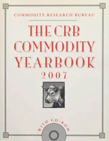 Cover of The CRB Commodity Yearbook 2007 with CD–ROM
