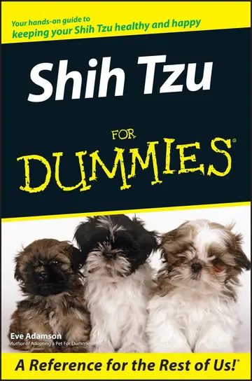 Cover of Shih Tzu for Dummies