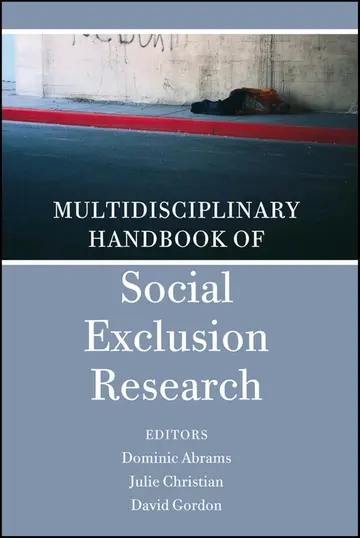 Cover of Multidisciplinary Handbook of Social Exclusion Research