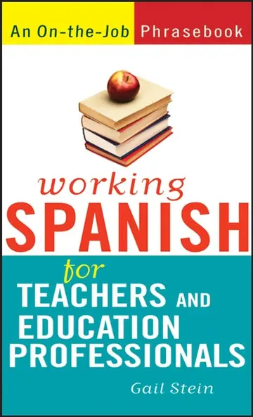 Cover of Working Spanish for Teachers and Education Professionals