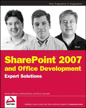 Cover of SharePoint® 2007 and Office Development Expert Solutions