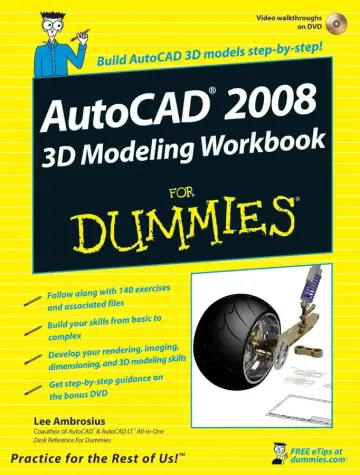Cover of Autocad 2008 3-d Modeling Workbook for Dummies