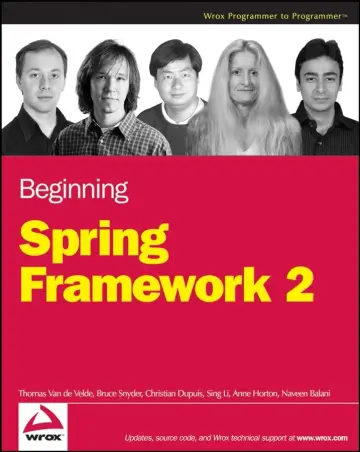 Cover of Beginning Spring Framework 2