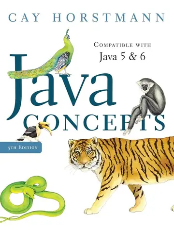 Cover of Java Concepts for Java 5 and 6