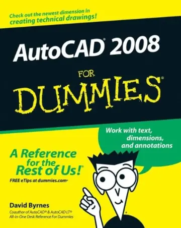 Cover of AutoCAD 2008 for Dummies