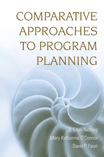 Cover of Comparative Approaches to Program Planning