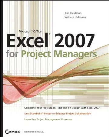 Cover of Microsoft Office Excel 2007 for Project Managers