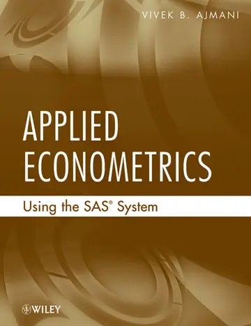 Cover of Applied Econometrics Using the Sas R System