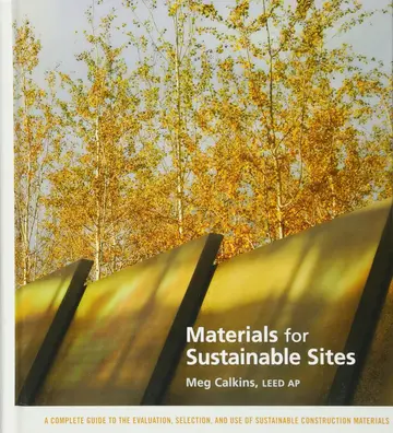 Cover of Materials for Sustainable Sites