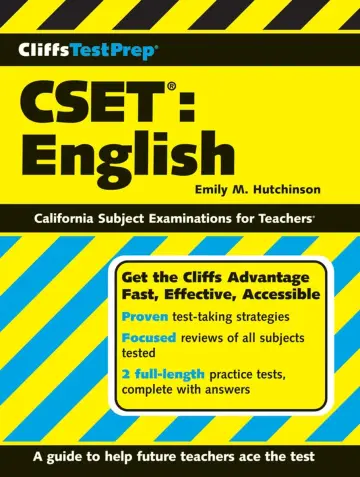 Cover of CliffsTestPrep CSET