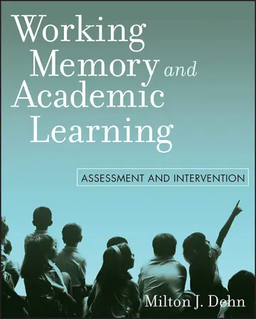 Cover of Working Memory and Academic Learning - Assessment and Intervention