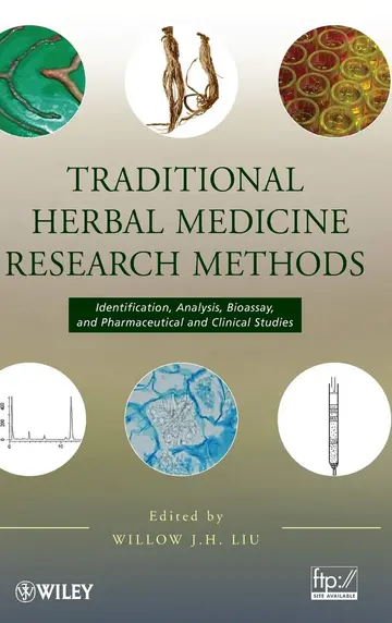 Cover of Traditional Herbal Medicine Research Methods