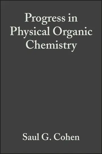 Cover of Progress in Physical Organic Chemistry