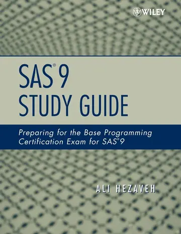 Cover of SAS 9 Study Guide