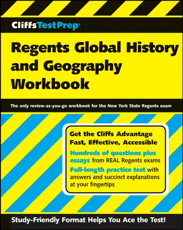 Cover of CliffsTestPrep® Regents Global History and Geography Workbook