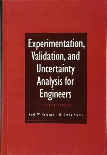 Cover of Experimentation, Validation, and Uncertainty Analysis for Engineers