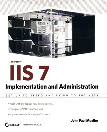 Cover of Microsoft IIS 7 Implementation and Administration