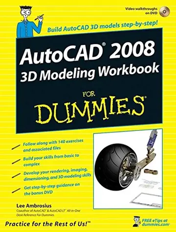 Cover of AutoCAD 2008 3D Modeling Workbook for Dummies