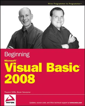 Cover of Beginning Microsoft Visual Basic 2008