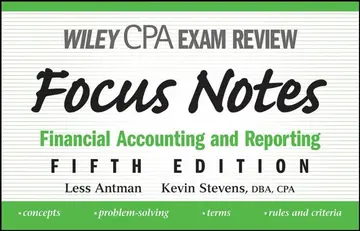 Cover of Wiley CPA Examination Review Focus Notes