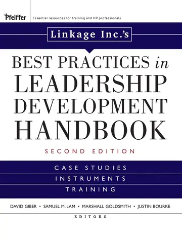 Cover of Linkage Inc's Best Practices in Leadership Development Handbook