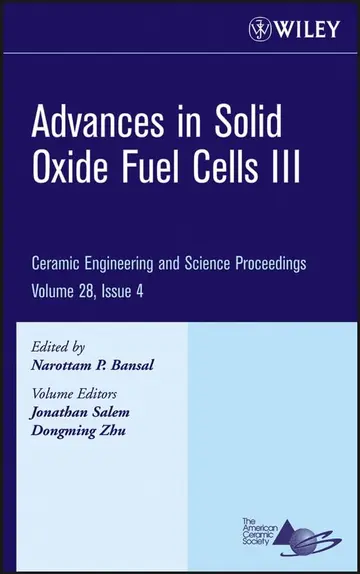 Cover of Advances in Solid Oxide Fuel Cells III, Volume 28, Issue 4