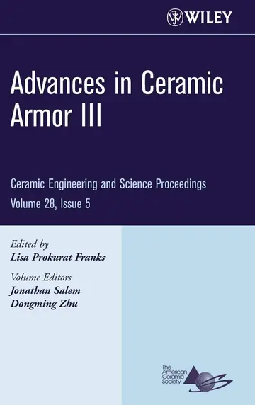 Cover of Advances in Ceramic Armor III, Volume 28, Issue 5