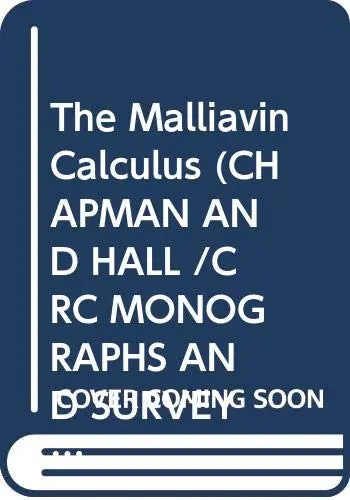 Cover of The Malliavin Calculus