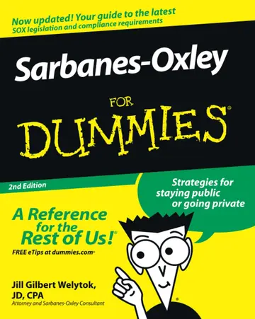 Cover of Sarbanes-Oxley for Dummies