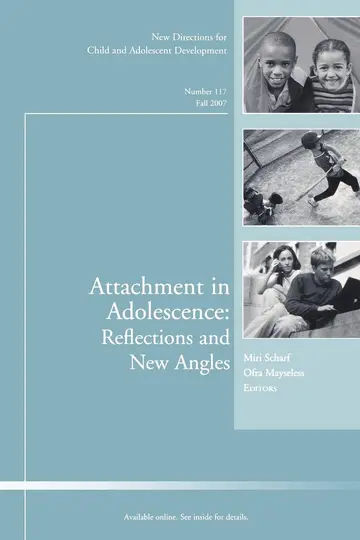 Cover of Attachment in Adolescence