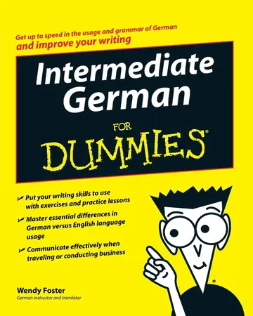 Cover of Intermediate German for Dummies