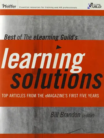 Cover of Best of the eLearning Guild′s Learning Solutions