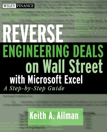 Cover of Reverse Engineering Deals on Wall Street with Microsoft Excel