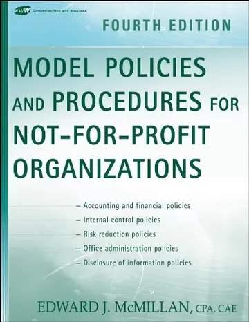Cover of Model Policies and Procedures for Not-For-Profit Organizations