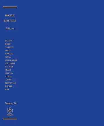 Cover of Organic Reactions, Volume 70