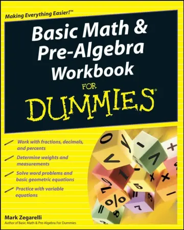 Cover of Basic Math and Pre–Algebra Workbook for Dummies