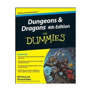 Cover of Dungeons and Dragons 4th Edition for Dummies