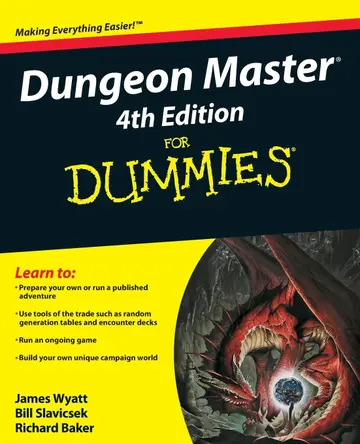 Cover of Dungeon Master for Dummies 4e