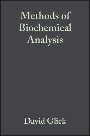 Cover of Methods of Biochemical Analysis