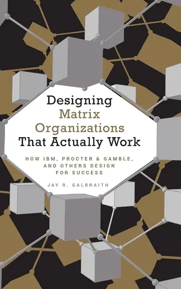 Cover of Designing Matrix Organizations that Actually Work