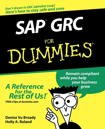 Cover of SAP GRC for Dummies