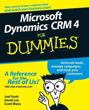 Cover of Microsoft Dynamics CRM 4 for Dummies