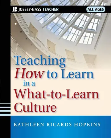 Cover of Teaching How to Learn in a What-To-Learn Culture