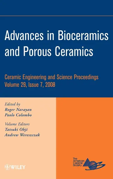 Cover of Advances in Bioceramics and Porous Ceramics, Volume 29, Issue 7
